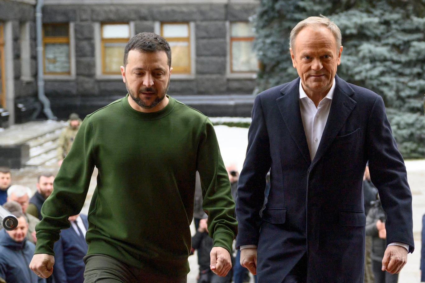 Wołodymyr Zełenski i Donald Tusk Wołodymyr Zełenski i Donald Tusk