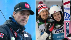 Alexander Stoeckl (L) i Johann Andre Forfang oraz Halvor Egner Granerud (P)