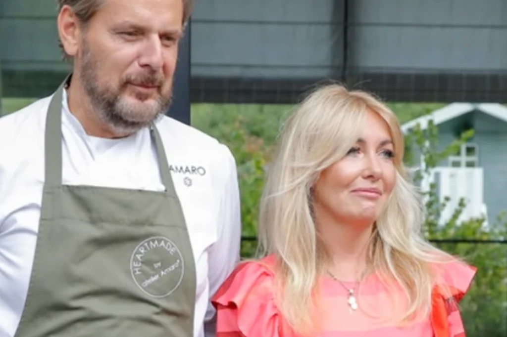 Wojciech Modest Amaro z żoną Agnieszką