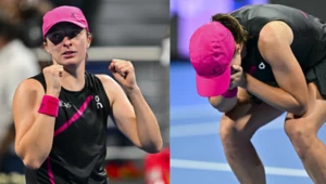 Iga Świątek - liderka rankingu WTA - w akcji