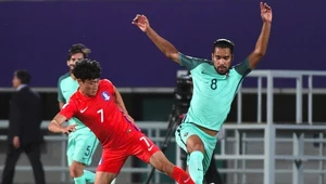 Lee Jin-hyun (z lewej) podczas meczu z Portugalią w trakcie mistrzostw świata U-20