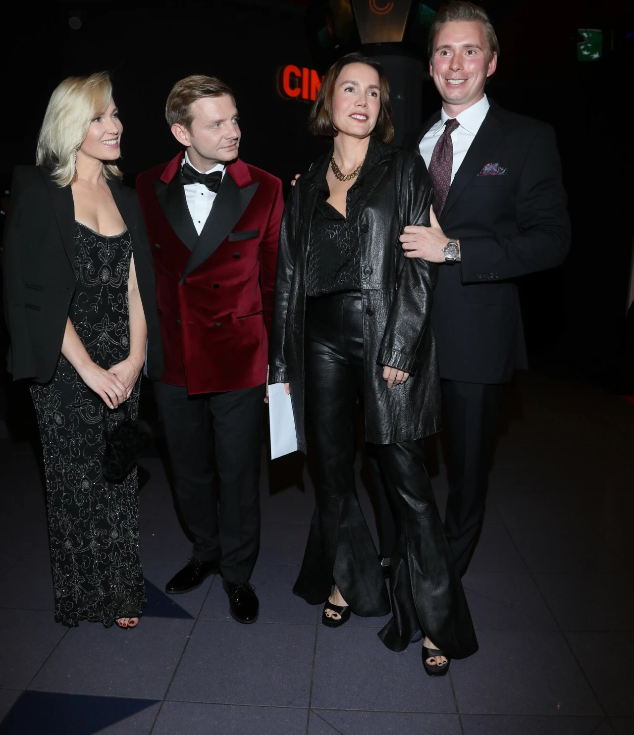 Olga Bołądź z ukochanym, na zdj. także Rafał Zawierucha z żoną Olga Bołądź z ukochanym, na zdj. także Rafał Zawierucha z żoną