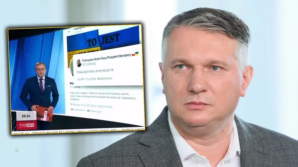 Wpadka TVP INFO ws. postu Przemysława Wiplera Wpadka TVP INFO ws. postu Przemysława Wiplera