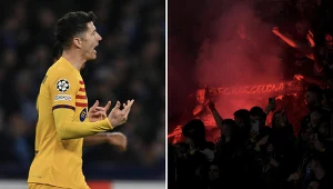 Kibice Barcelony dali "popis". Ochrona musiała interweniować