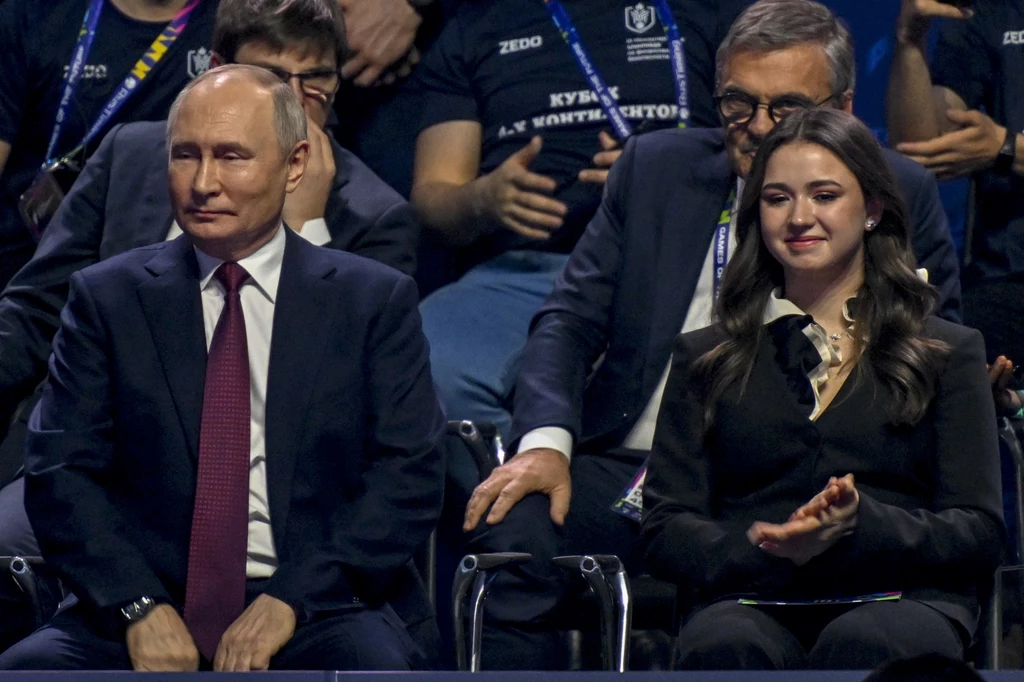 Władimir Putin i Kamiła Walijewa Władimir Putin i Kamiła Walijewa