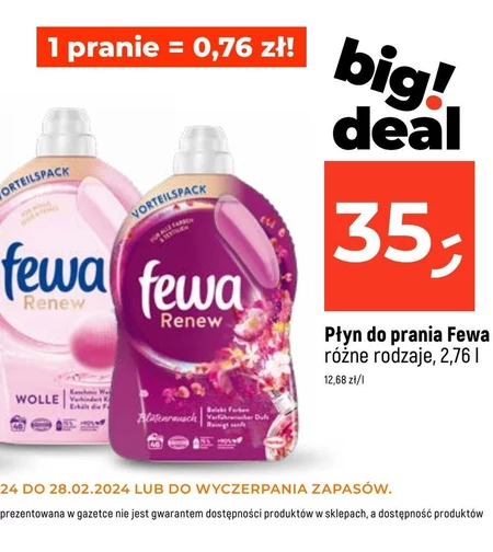 Płyn do prania Fewa