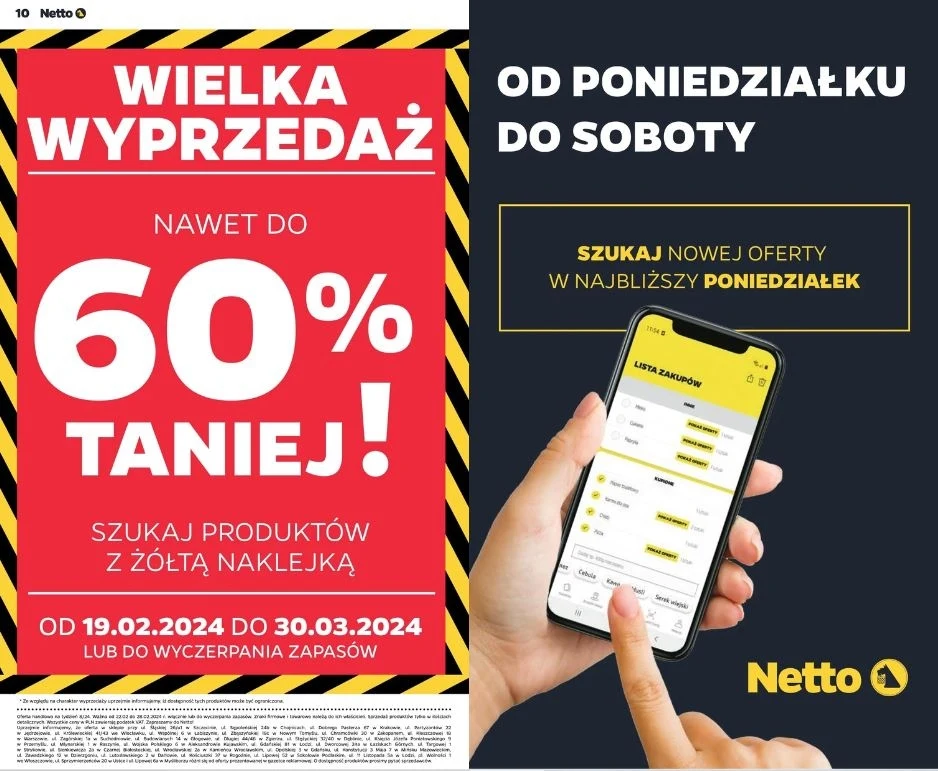 Netto oferuje wielką wyprzedaż!