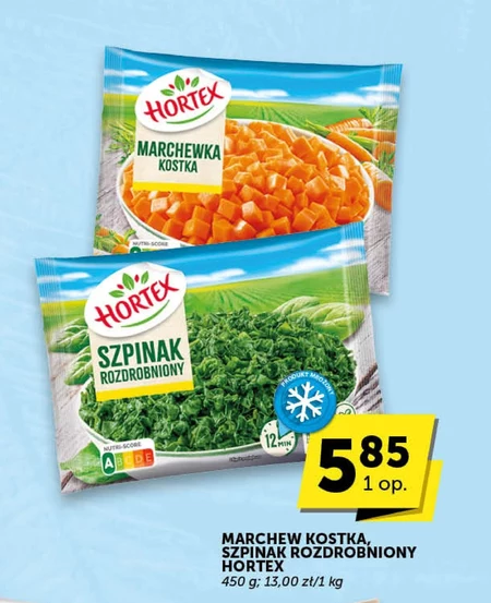 Mrożone warzywa Hortex