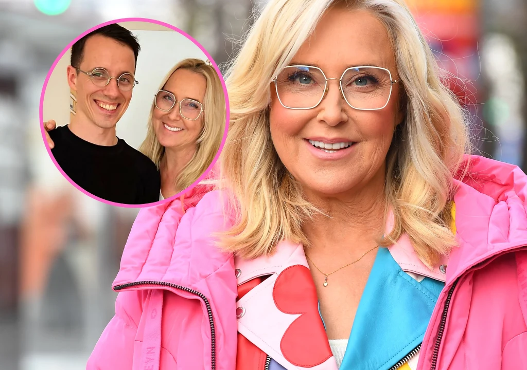 Agata Młynarska z synem Tadeuszem