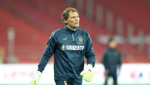 Andrij Pjatow podczas meczu Polska - Ukraina