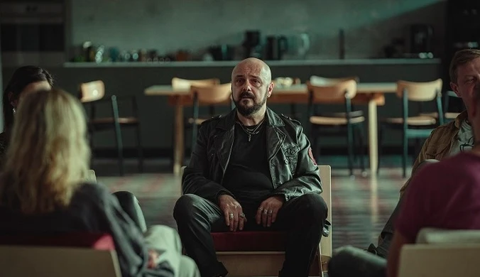 Arkadiusz Jakubik, kadr z filmu "Informacja zwrotna"