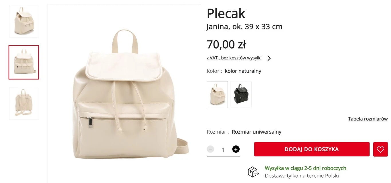 KiK oferuje modny plecak w niskiej cenie!