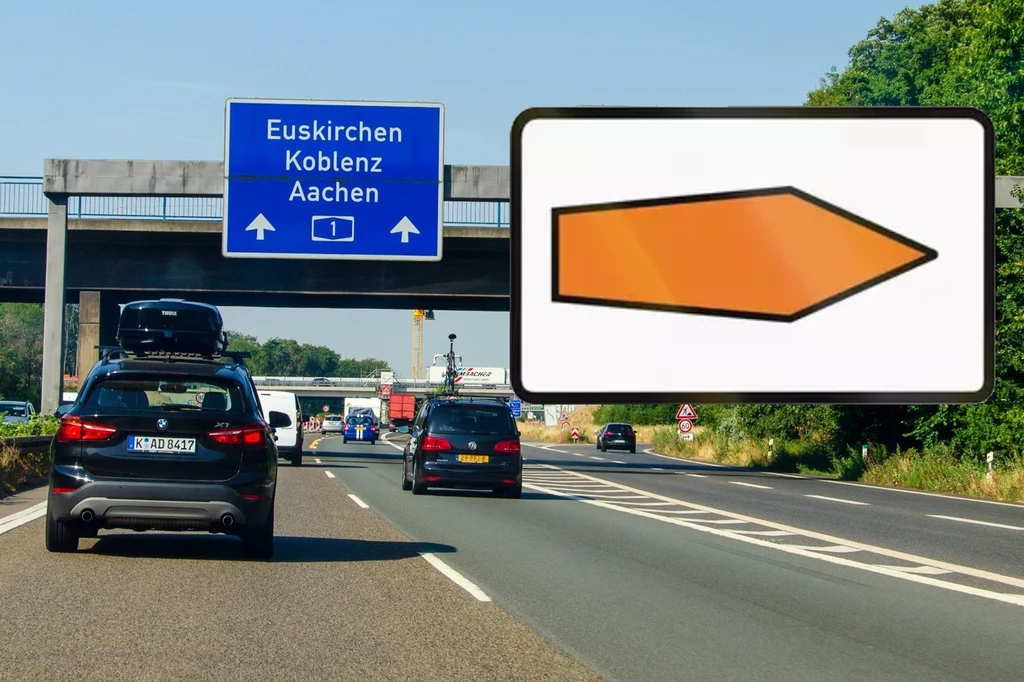 Widziałeś taką strzałkę na autostradzie? Bywa bardzo pomocna.