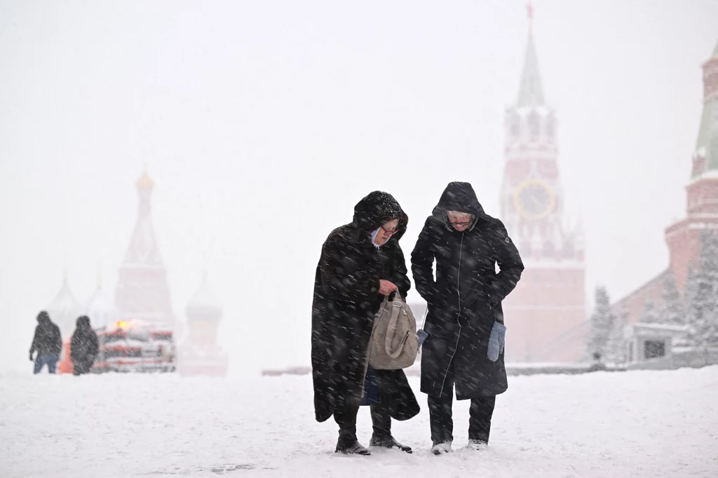 Plac Czerwony w Moskwie, luty 2024 r.