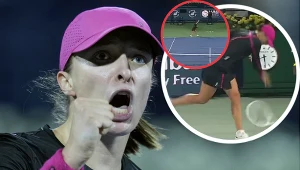 WTA Dubaj. Iga Świątek rzuciła rakietą podczas meczu z Anną Kalinską