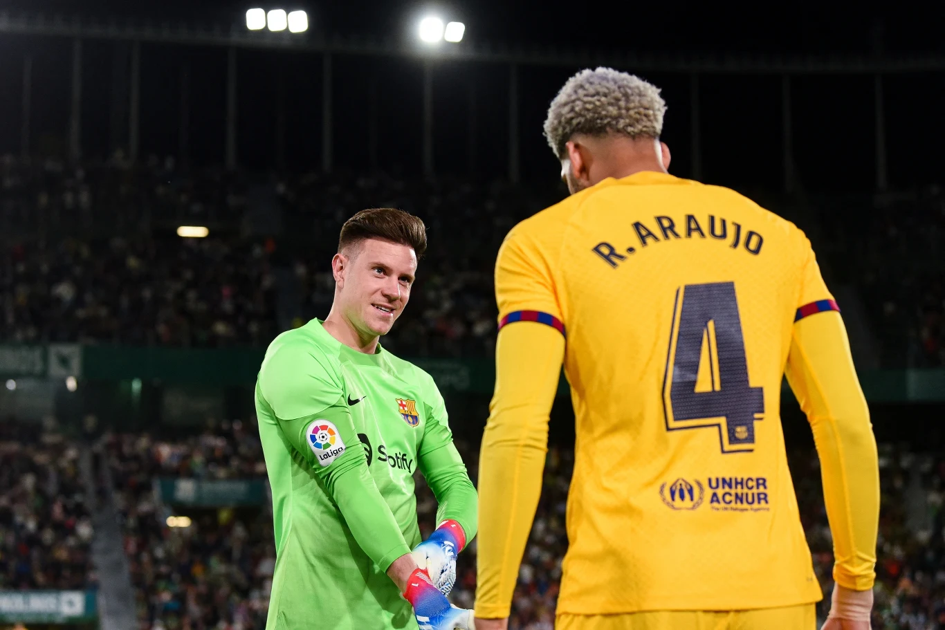 Marc-Andre ter Stegen i Ronald Araujo