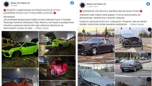 Lamborghini i Maybach rozbite w Warszawie. Co tam się wydarzyło?