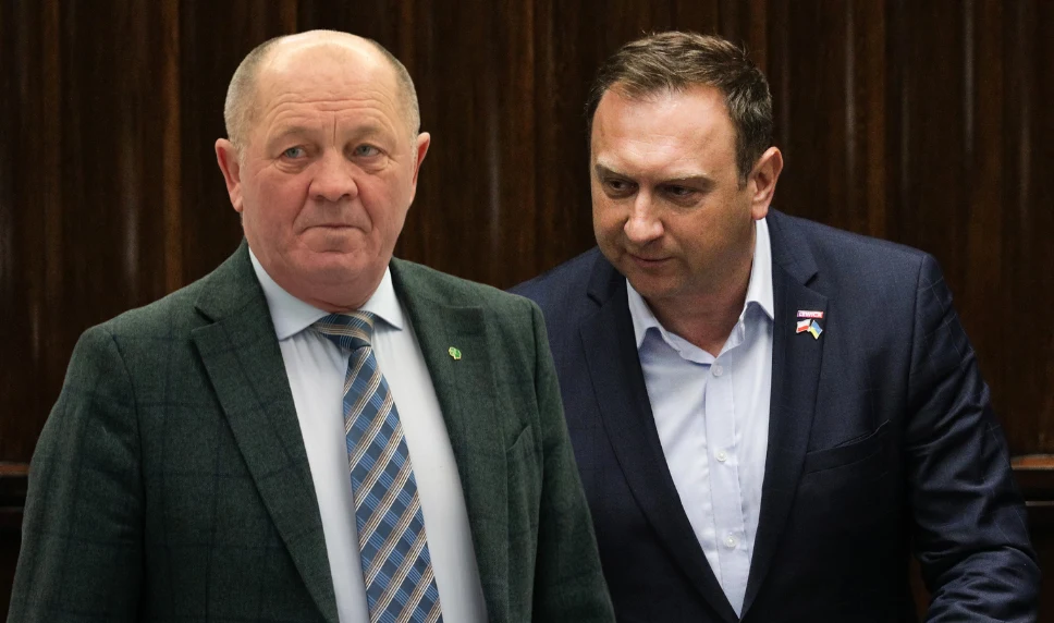 Poseł PSL Marek Sawicki i poseł Nowej Lewicy Tomasz Trela Poseł PSL Marek Sawicki i poseł Nowej Lewicy Tomasz Trela