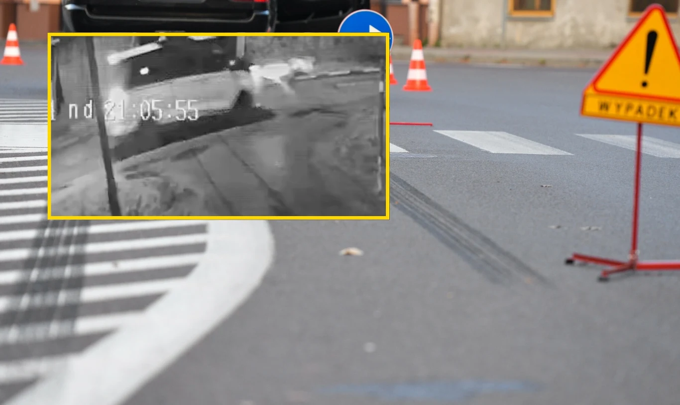 Takie potrącenie mogło zakończyć się tragicznie Takie potrącenie mogło zakończyć się tragicznie