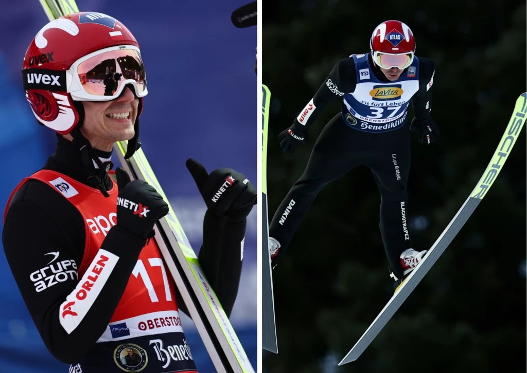 Kamil Stoch podczas konkursu w Oberstdorfie Kamil Stoch podczas konkursu w Oberstdorfie