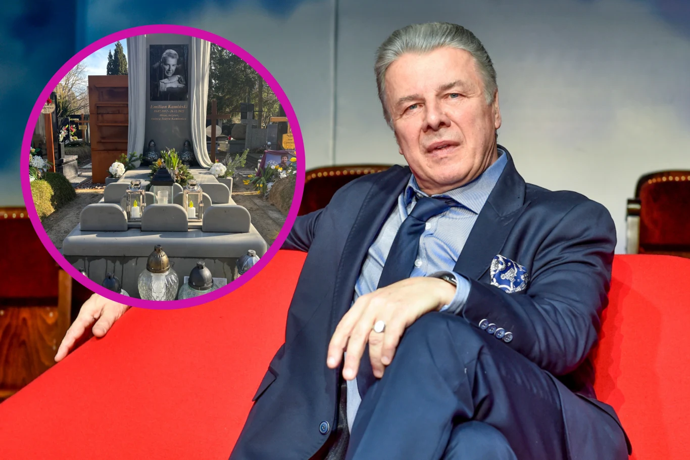 Grób Emiliana Kamińskiego Grób Emiliana Kamińskiego