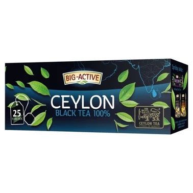 Big-Active Ceylon Herbata czarna 100 % 37,5 g (25 torebek) - 0