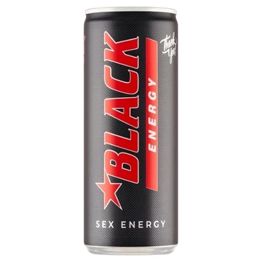 Black Energy Sex Energy Gazowany napój energetyzujący 250 ml - 2