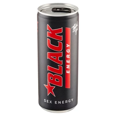 Black Energy Sex Energy Gazowany napój energetyzujący 250 ml - 1