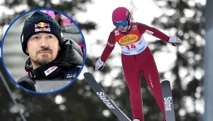 Joanna Kil i Adam Małysz (w ramce)