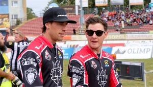 Sam Masters i Josh Pickering w barwach Startu Gniezno.