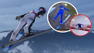 Skoki narciarskie. Na zdjęciu czeski skoczek narciarski Benedikt Holub