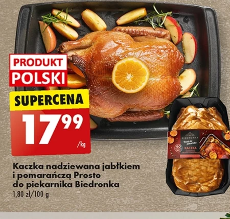 Kaczka faszerowana Prosto do Piekarnika