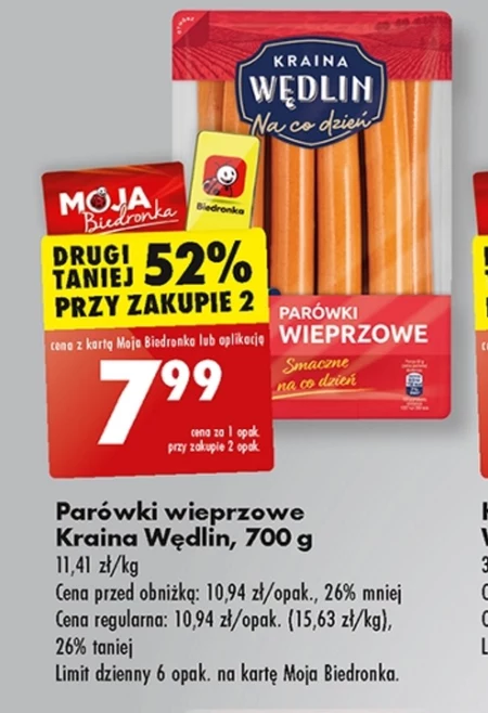 Parówki Kraina Wędlin
