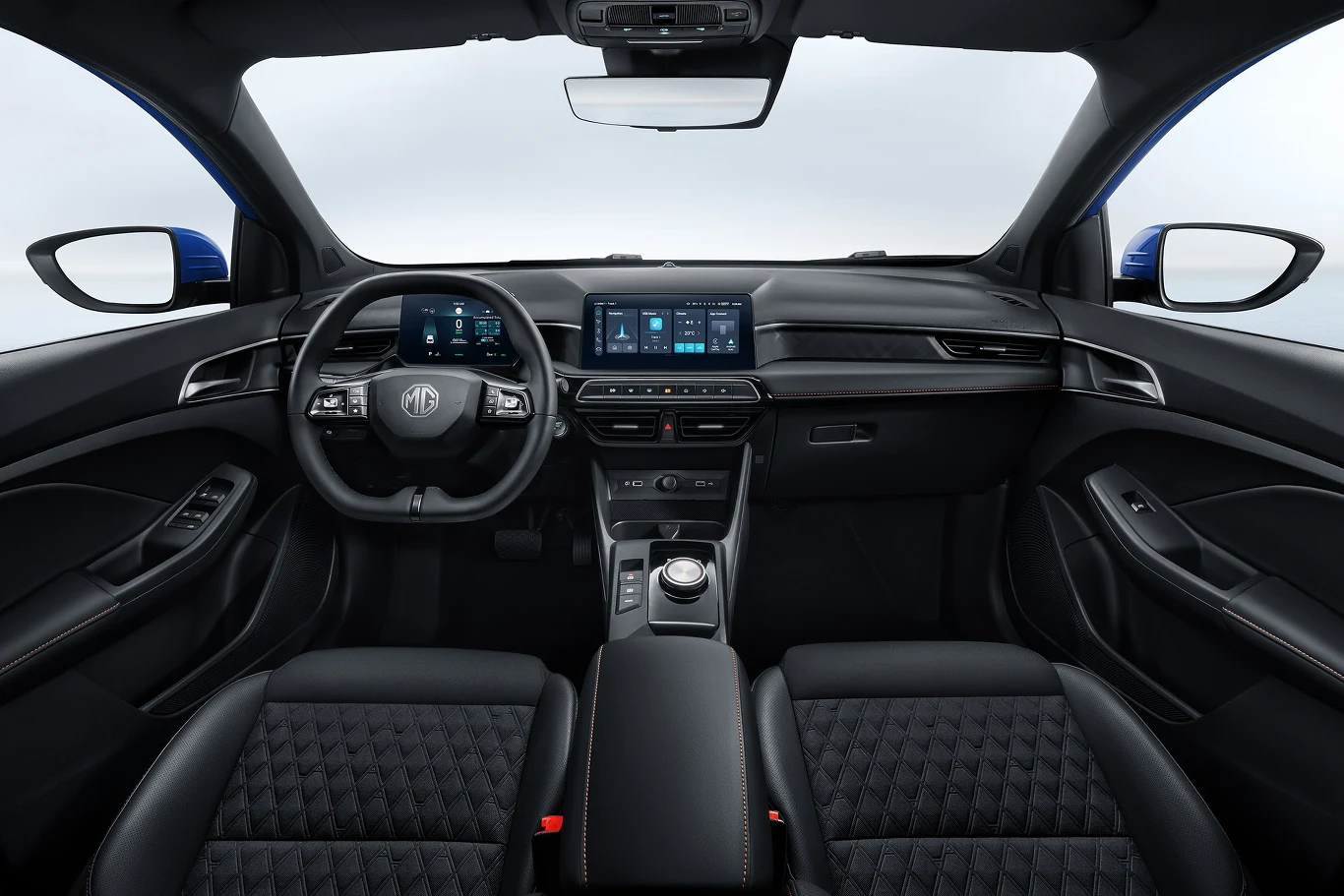 Nowy MG3 Hybrid+. Wnętrze wygląda na nowoczesne i wygodne w obsłudze