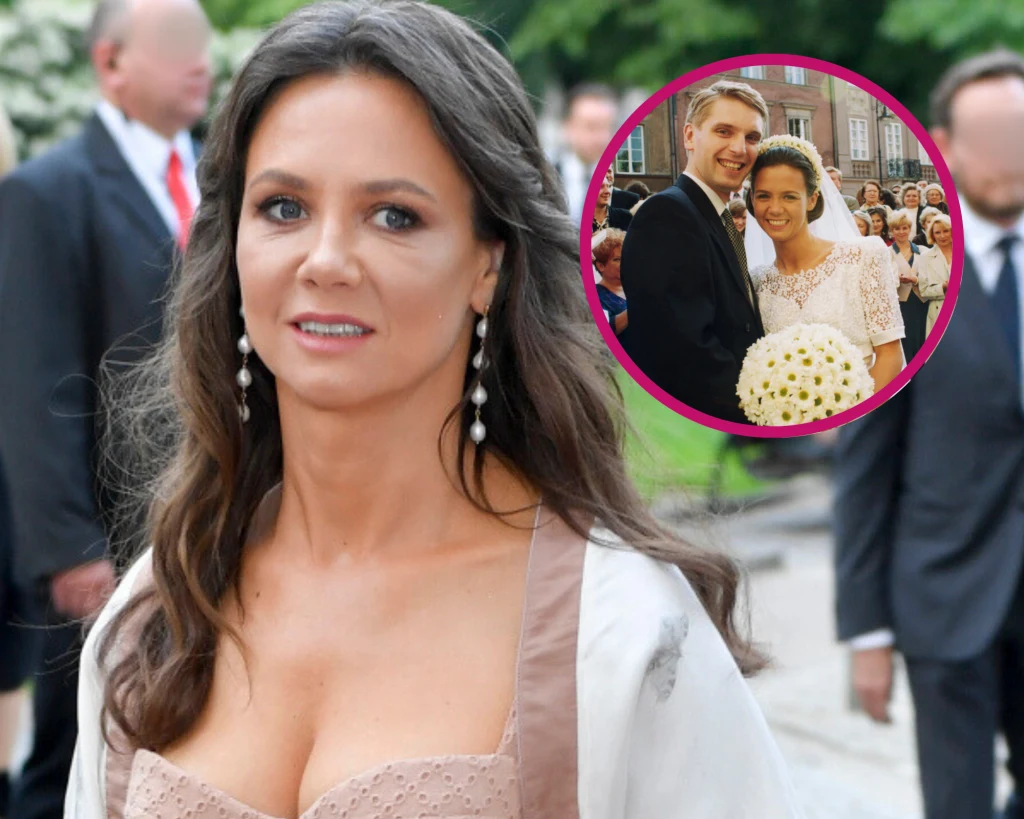 Kinga Rusin na ślub z Tomaszem Lisem przyszła w sukience z komunii