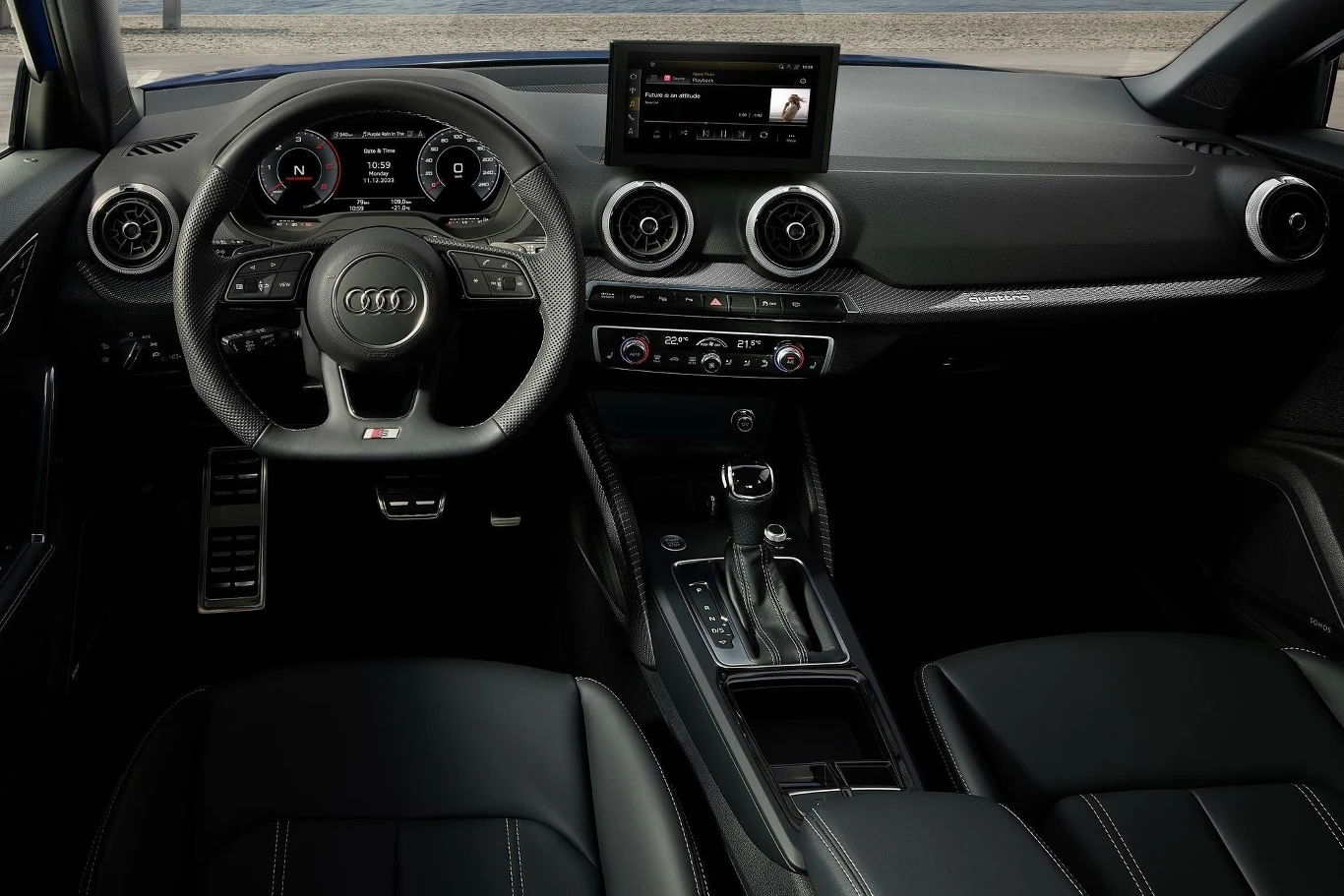 Audi Q2 po modernizacji straciło pokrętło do obsługi systemu multimediów. Audi Q2 po modernizacji straciło pokrętło do obsługi systemu multimediów.
