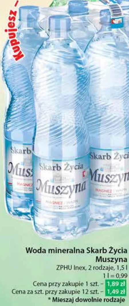 Woda mineralna Muszyna