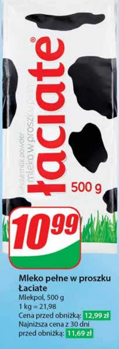 Łaciate Mleko w proszku pełne 500 g