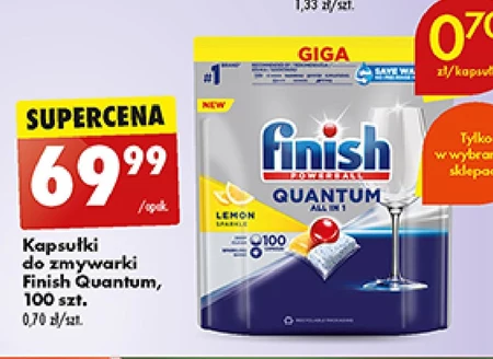 Kapsułki do zmywarki Finish