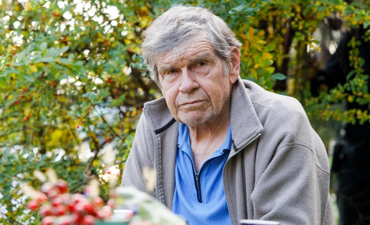 Lech Dyblik na planie serialu "Blondynka" Lech Dyblik na planie serialu "Blondynka"