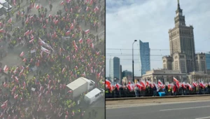 Protest rolników w Warszawie. Demonstranci w stolicy