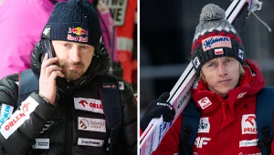 Adam Małysz i Dawid Kubacki