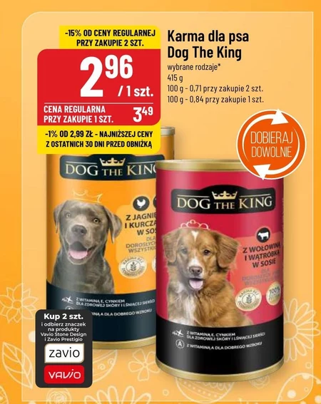 Karma dla psa Dog the King