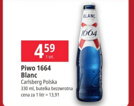 Kronenbourg 1664 Blanc Piwo białe aromatyzowane 330 ml