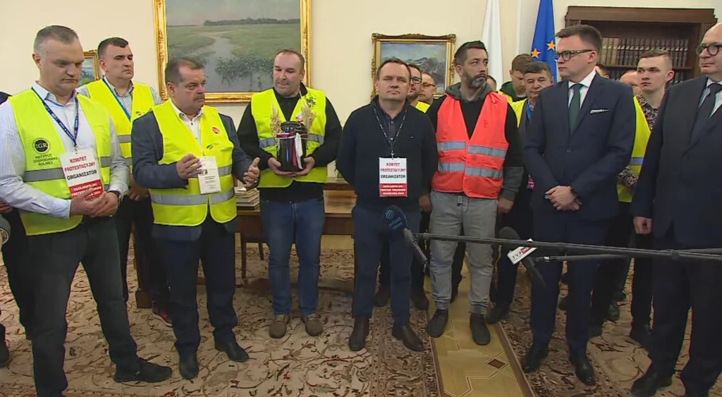 Marszałek Sejmu spotkał się z rolnikami Marszałek Sejmu spotkał się z rolnikami