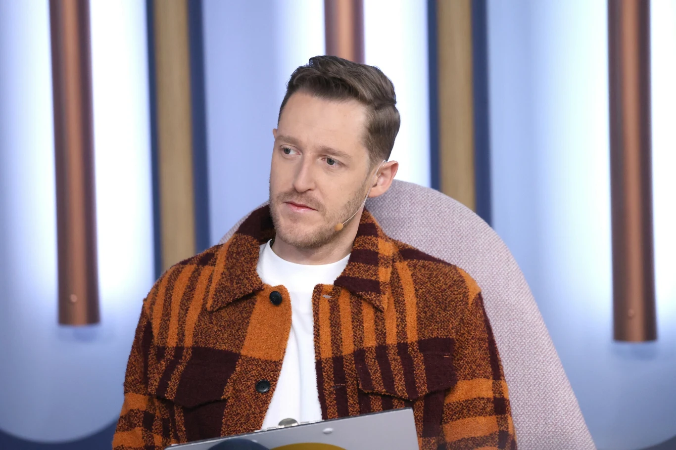 Tym razem Damianowi Michałowskiemu nie towarzyszyła Paulina Krupińska lecz Krzysztof Skórzyński Tym razem Damianowi Michałowskiemu nie towarzyszyła Paulina Krupińska lecz Krzysztof Skórzyński