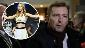Łukasz Schreiber skomentował karierę żony we freak fightach