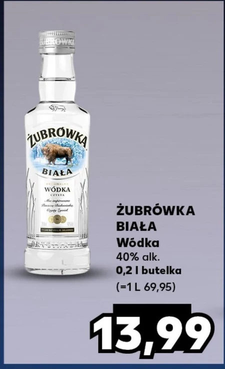 Żubrówka Biała Wódka czysta 200 ml