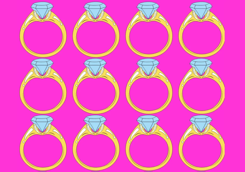 Test na spostrzegawczość. Pierścionek z diamentem