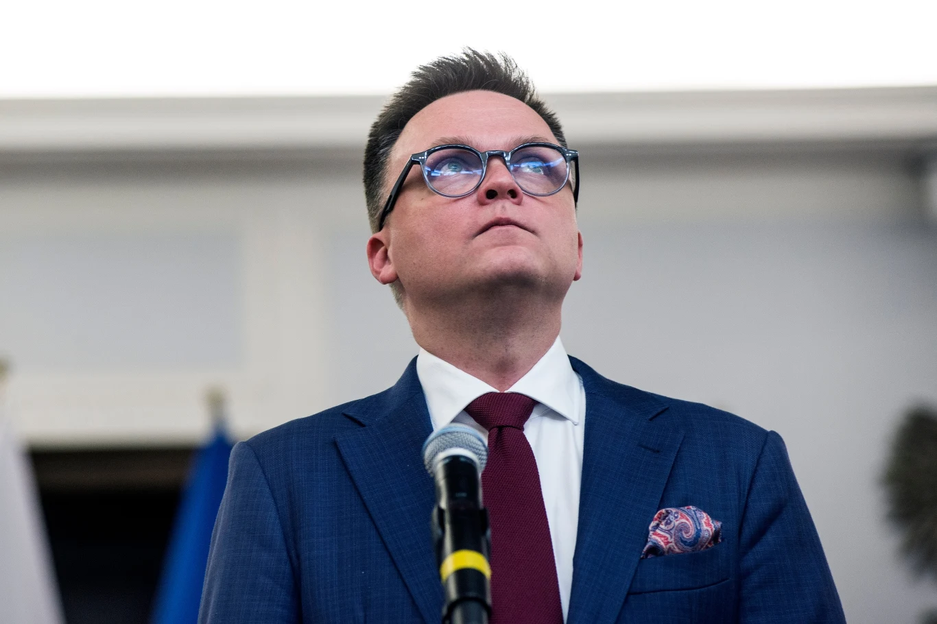 Szymon Hołownia wdał się w dyskusję z wyborczynią Szymon Hołownia wdał się w dyskusję z wyborczynią